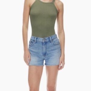 Denim Forum Slim Denim Shorts